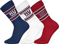 Nfl NFL NY GIANTS Crew Socks - 3-pack - Blauw/Wit/Rood - Maat 39/42