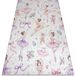 Bambino 61600 Ballerina Tapis de toilette antidérapant pour enfant Crème/rose/crème 80 x 150 cm