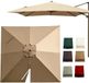 Merkloos Vervangend Doek voor Cantilever Parasol 10 x 10 Voet
