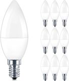 BES LED LED Lamp 10 Stuks - E14 Fitting - 6.5W 630lm - 865 Helder/Koud Wit 6500K