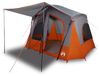 vidaXL Tent 5-persoons waterdicht grijs en oranje