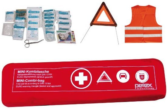 Petex EHBO-kit Auto + gevarendriehoek + veiligheidsvest