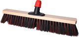 Buemag Bezemkop - Arenga/Elaston mix - zwart/rood - hard - hout - 50 cm