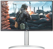 LG 27UP650-W 27" 4K IPS Monitor - Silver