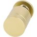 Siso BONSAI Glasknop Aluminium Klemsluiting 13 x 27 mm voor 4-6 mm dik glas, gepolijst messing
