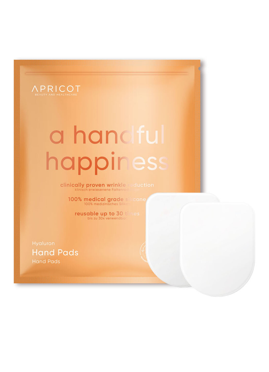 Apricot Hyaluron Hand Pads - mini handmasker