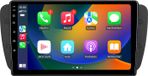 Awesafe SEAT Ibiza Autoradio Android 9 pouces 64 Go 2008-2013 CarPlay Android Auto Navigation Bluetooth DAB+ Caméra de recul