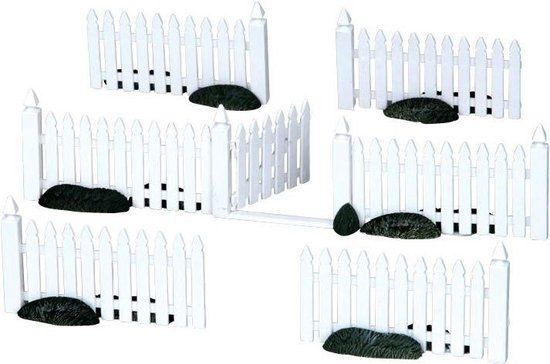 Lemax Plastic Picket Fence - Set Van 7
