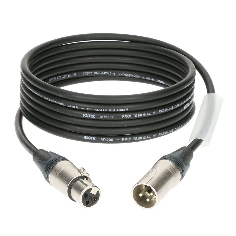 Klotz PM 3XM1S1N100 - XLR Male - XLR Female kabel - 10m