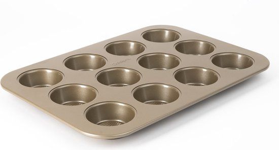 Cuisipro Muffin Cupcake Bakvorm - 12 stuks - Bruin