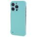Azur Clair Coque iPhone 14 Pro Max en Plastique Sans Cadre