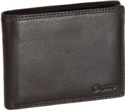 Esquire Duo portemonnee leer 12,5 cm - Jongens - Horizontaal - brown