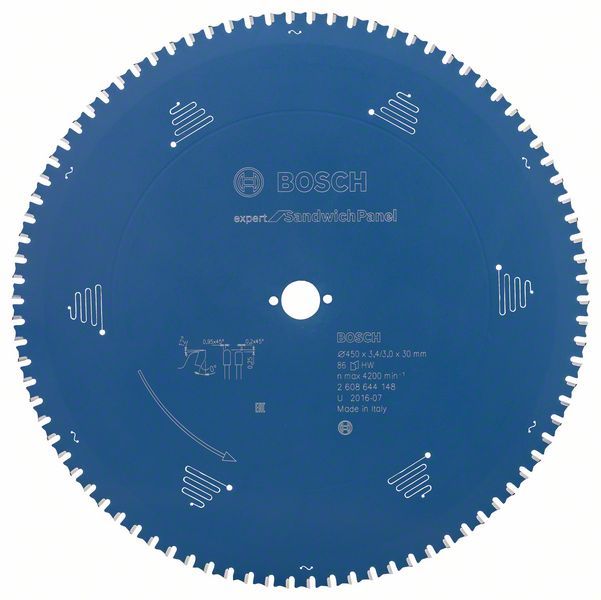 Bosch 2 608 644 148 Cirkelzaagbladen - 4200 rpm - 1 stuk