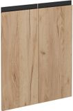 Vicco R-Line Keukenfront – 59.2 x 71.3 cm meubelfront voor de onderkast Krachtige eik goud