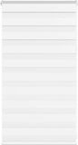 vidaXL Zebra Blind 90x100 cm Polyester Wit