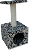 Arquivet Tarragona Krabpaal voor katten met post, zitting en lade, holte, 30 x 30 x 60 cm
