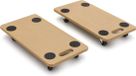 Merkloos Transportdolly / Hondje 200 kg, 2 stuks Meubelroller / Verhuis trolley / Transport trolley / Transportroller
