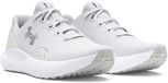 Under Armour UA W Charged Surge 4 Dames Sportschoenen - Wit - Distant Grijs - Metallic Silver