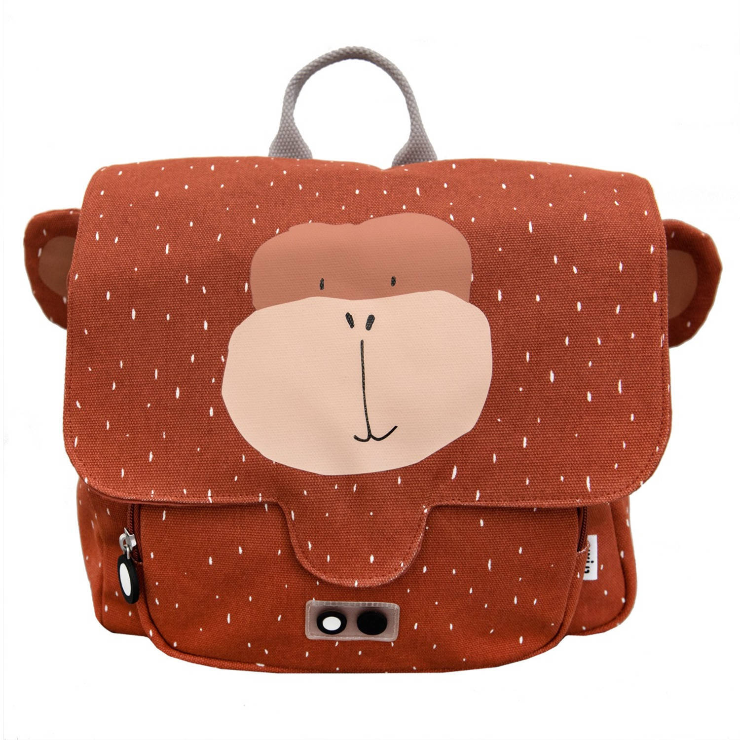 TRIXIE trixie schooltas mr. monkey 29 x 25 cm katoen bruin