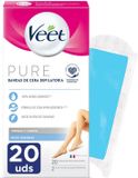 Veet Body Hair Removal Strips Sensitive Skin 20 Units