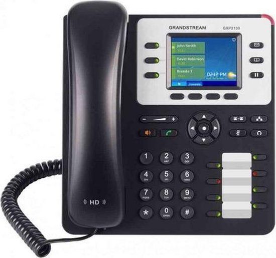 Grandstream Networks GXP2130 V2 IP telefoon Zwart, Wit