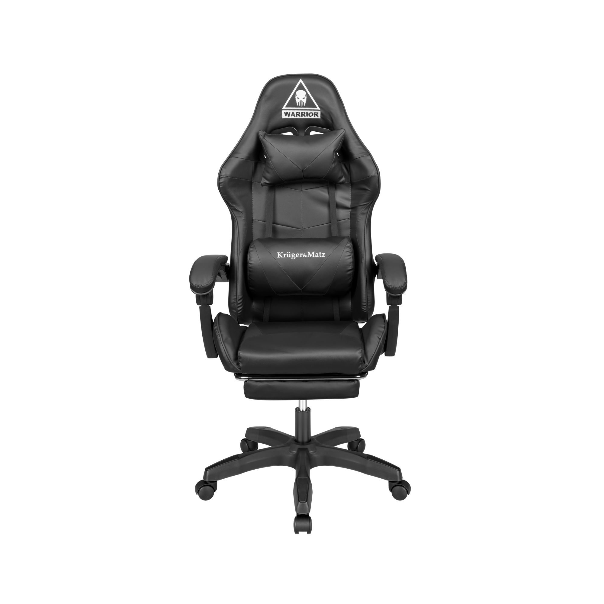 Krüger&Matz KM0790BLA - Gaming stoel - Zwart - Leer - Met armleuning