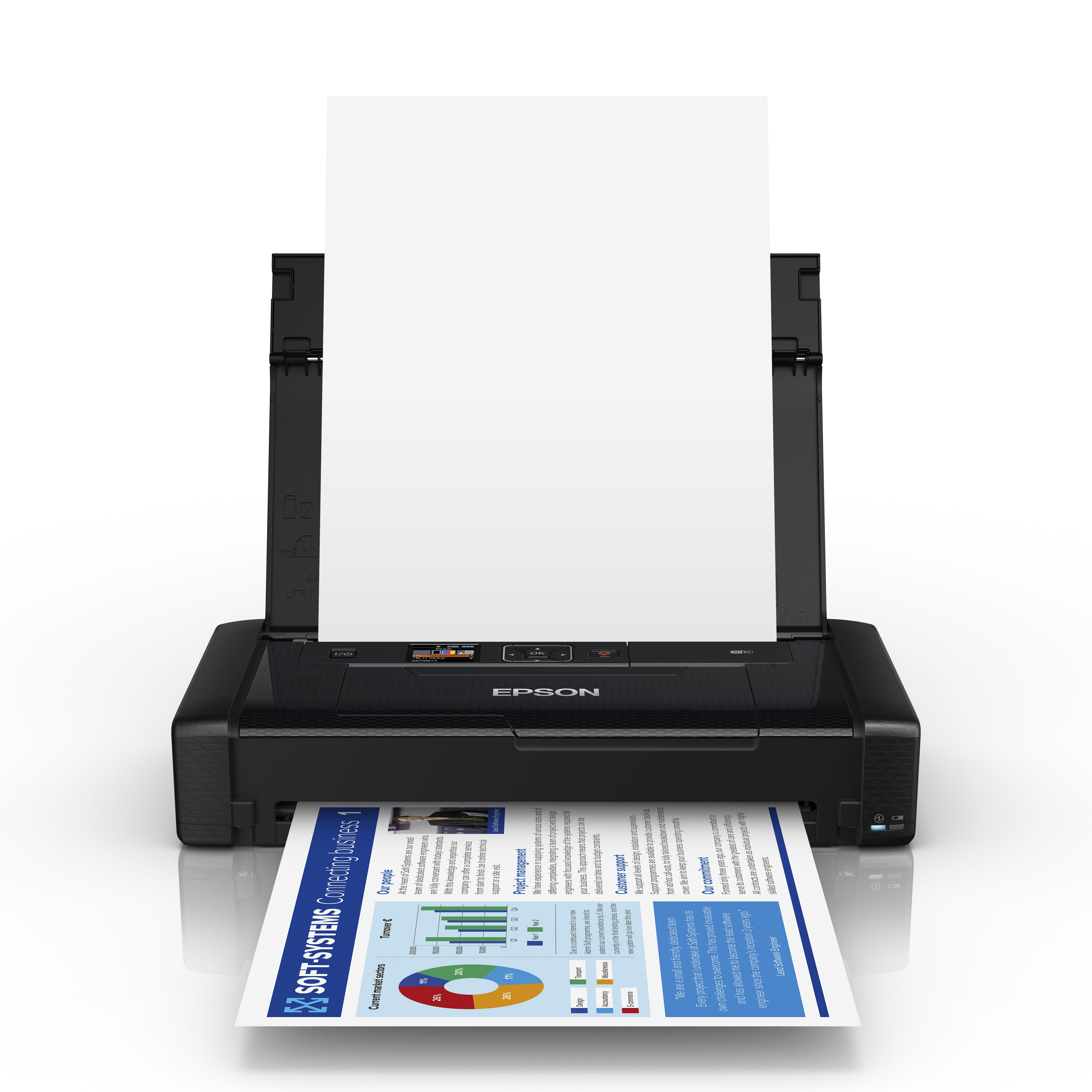 Epson WorkForce WF-110W - Draagbare Inkjet Printer - Zwart
