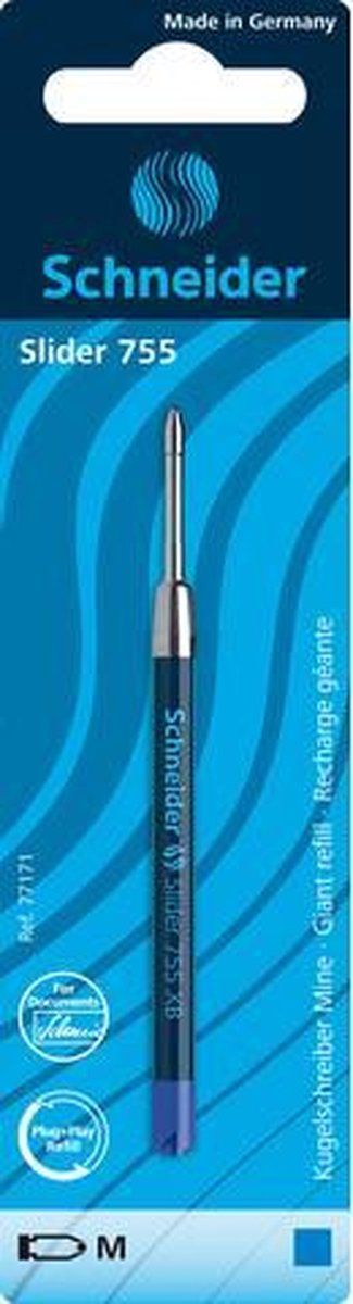 Schneider Vulling Slider XB - Jumbo - Blauw - Op Blister