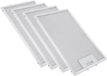 Alapure Juno 4x Metaalfilter voor Juno 4055101697 325x197x10mm