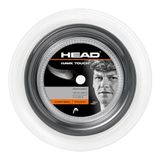 HEAD Unisex Adult Hawk Touch Rol 200m Tennissnaar, Zwart, 1,25 mm, 17 g