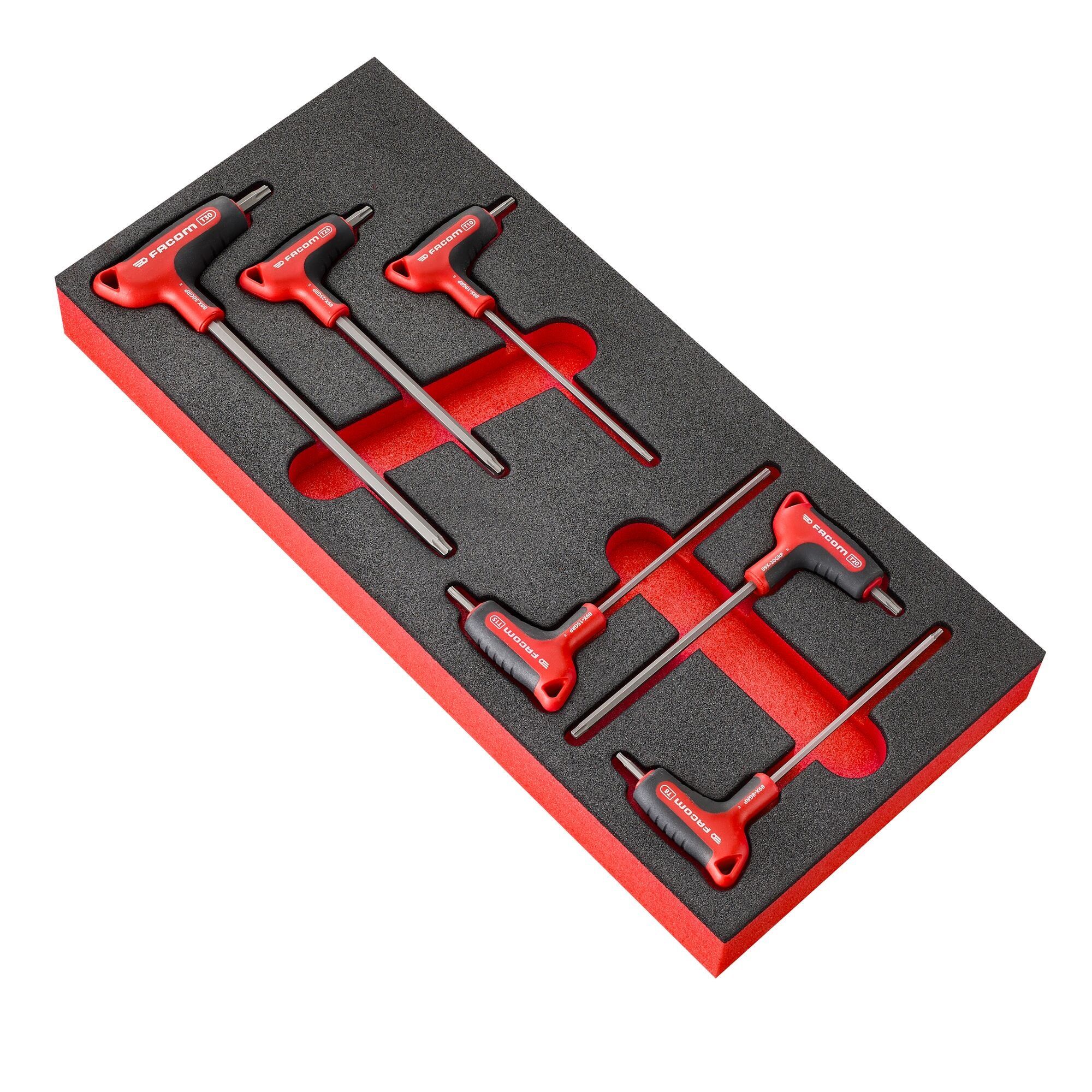 Facom MODM.89XGRP Foam Module OGV Grip Torx T-Handle 6-Piece