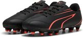 Puma Vitoria FG/AG junior voetbalschoenen - zwart/rood