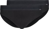 Skiny Slip Set van 2 Mannen Katoen Effen Zwart L