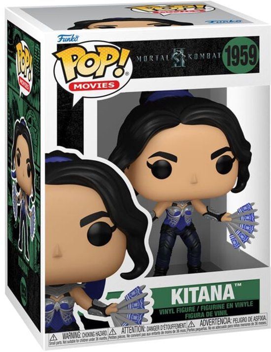 Funko Mortal Kombat Kitana Vinyl Figur 1959 Unisex Funko Pop!
