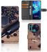 B2Ctelecom Motorola G8 Power Lite Book Cover Wijn