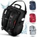 Sacoche de vélo 3-en-1 23 litres Étanche TPU Porte-bagages, sac à dos et sac bandoulière Réfléchissant