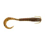Berkley Gulp! Zoutwater Jigging Garnaal; Zacht Plastic Visaas voor Zoutwater Roofdieren; Krulstaart Actie, Jigging & Bodemvissen; Doordrenkt met Gulp! Geur;, 7.5cm, Moerasgas