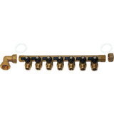 Arcanaute Collecteur Sanitaire Eau-froide Ou Eau-chaude Ou Chauffage 3/4'' (20/27) 7 Départs Mâle 1/2'' (15/21)