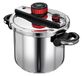 Smile Mgs-09, snelkookpan, 7 liter, multifunctionele drukpan met accessoires, meerlaagse bodem, 18/10 roestvrij staal, geschikt voor alle soorten keukens, vaatwasmachinebestendig