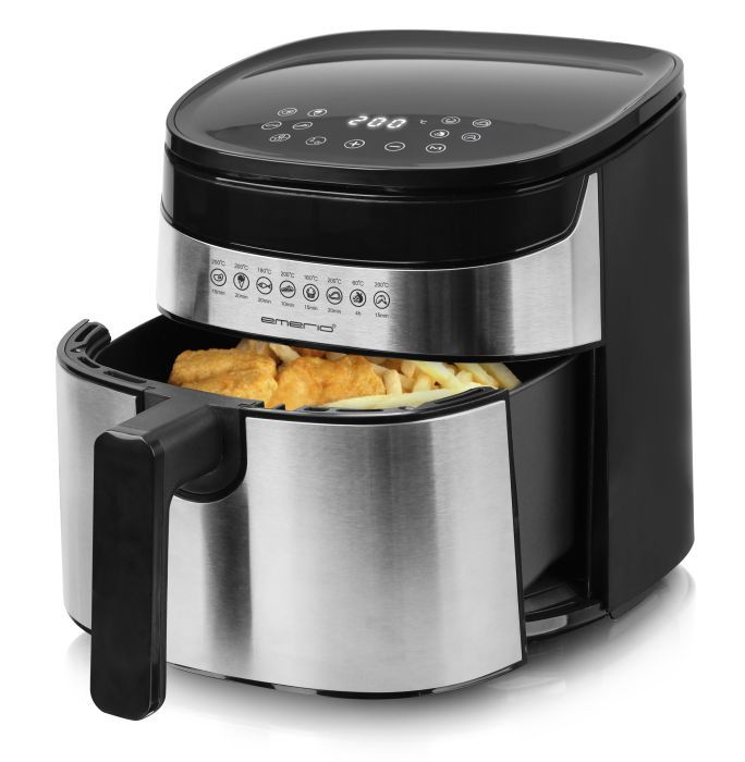 Emerio AF-129084 - Heteluchtfriteuse - 4.5L - 1300W - Zwart/RVS