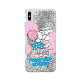 ERT GROUP Apple iPhone XS hoesje - Officiële Disney Minnie 055 met Glitter Overloopeffect