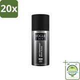 Vogue Homme Mystic Black Déodorant Spray Antitranspirant 150 ml - 20 pièces