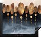 Merkloos KitchenYeah® Inductie beschermer 60x52 cm - Goud - Abstract - Luxe - Inductiebeschermer - Inductiemat