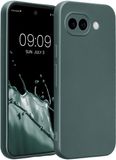 kwmobile metallic telefoonhoesje van TPU - geschikt voor Google Pixel 10a - Flexible case voor smartphone - In metallic petrol