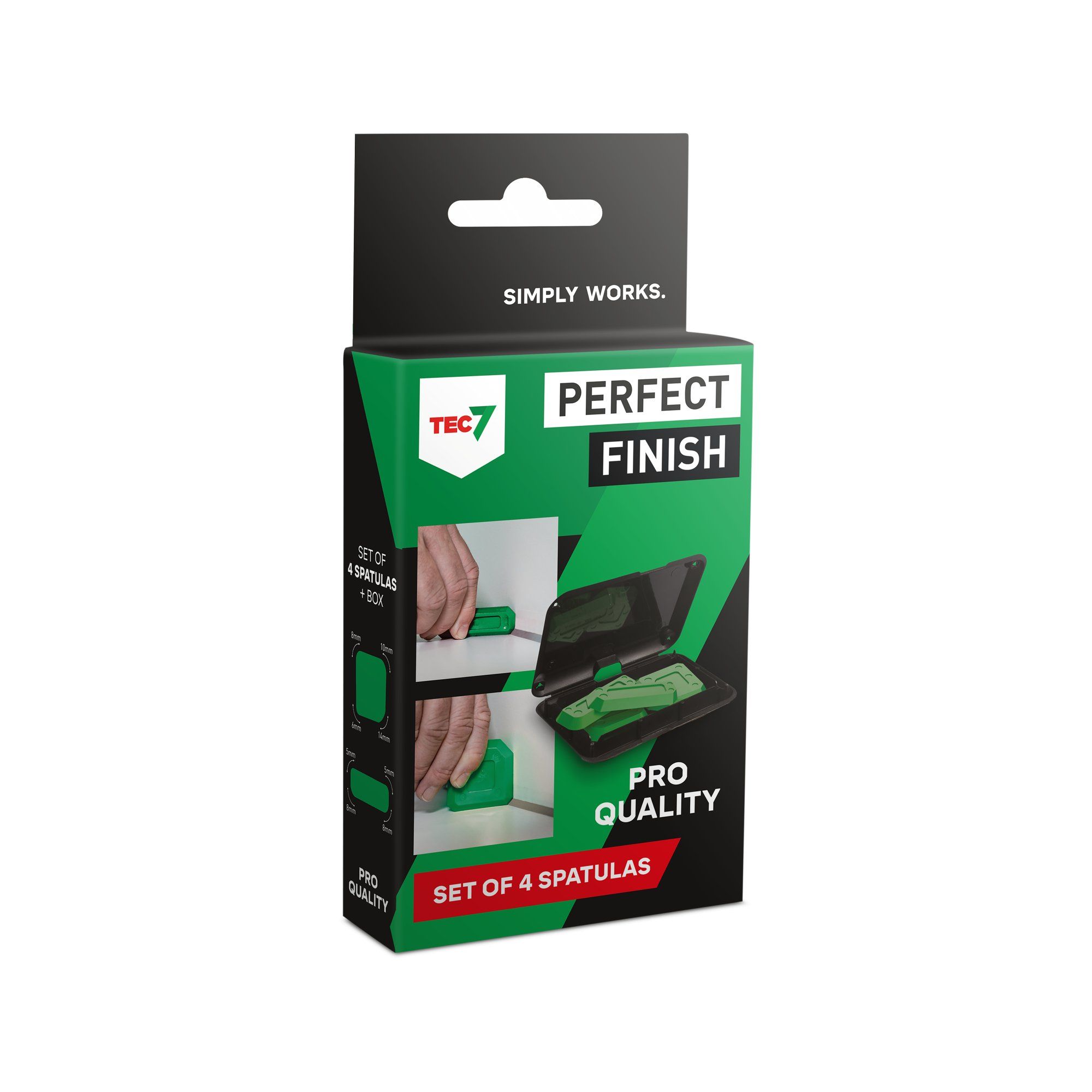 TEC7 Perfect Finish 4-delige Afstrijkset Voor Voegen