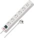 Brennenstuhl Bremounta prise de montage | 5 prises spacieuses | 2x USB-C | blanc | 3 mètres