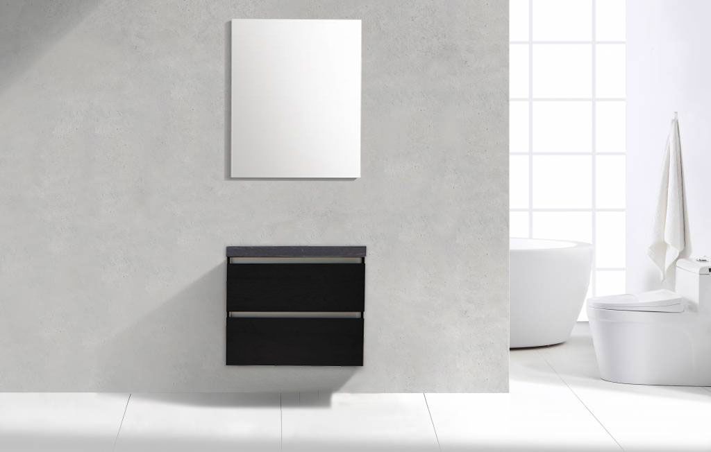 Badkamerplanet Badkamermeubel Generation Deep Black 60 cm Natuursteen