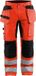 Blåkläder Werkbroek met stretch High Vis 1552-1811 - High Vis Rood/Zwart - D88