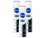 NIVEA Black & White Invisible Pure Deodorant Spray - 150 ml - 3 stuks