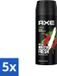 Axe Bodyspray Africa - 150 ml - Lot économique - 5 pièces